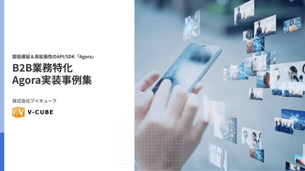 B2B業務特化Agora実装事例集