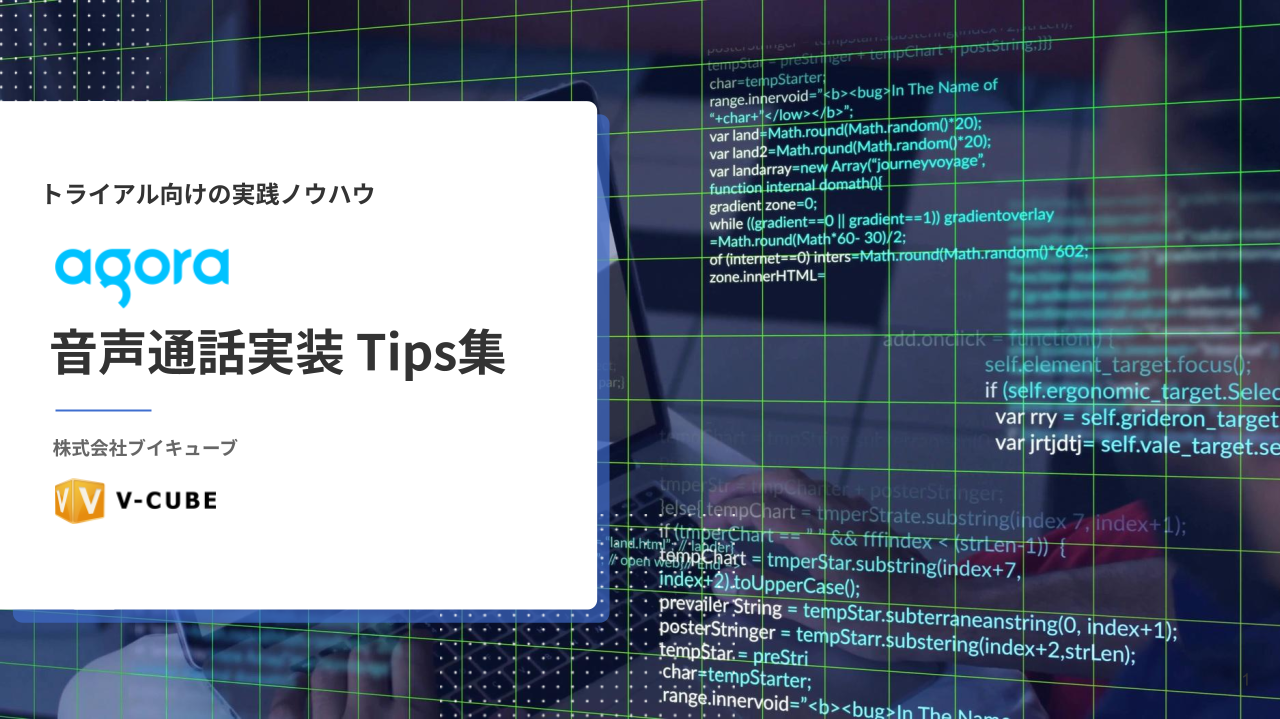 「音声通話実装Tips集」ダウンロード