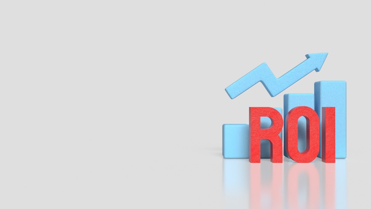 イベント代行への投資対効果（ROI）が最大化のイメージ