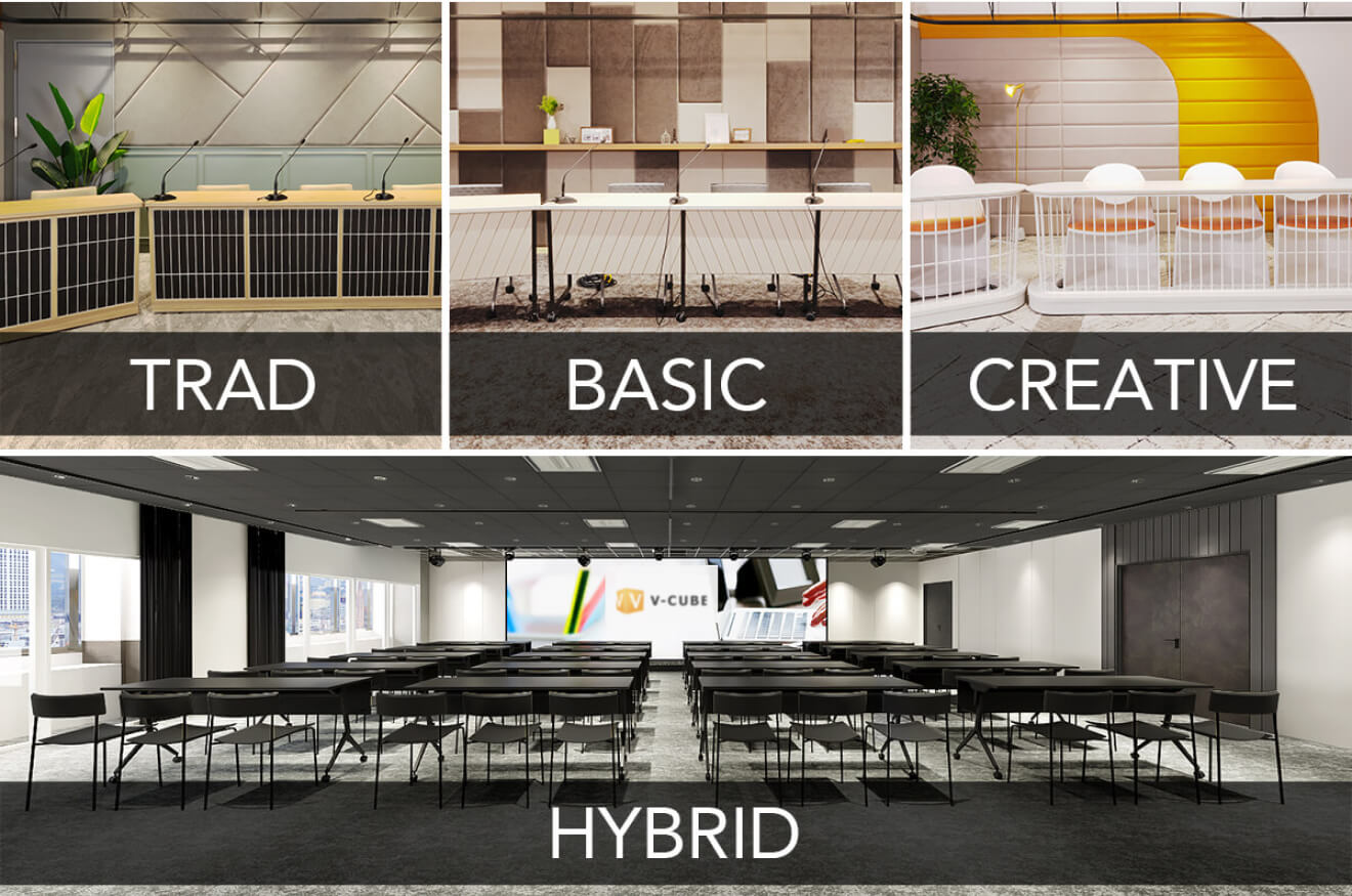 PLATINUM STUDIOの各スタジオイメージ