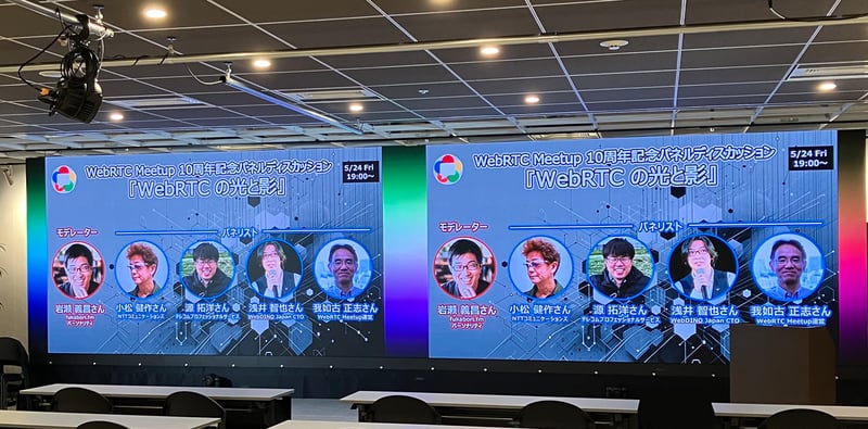 WebRTC Meetup 10周年記念パネルディスカッション参加レポート