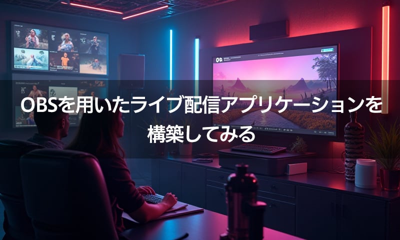 OBSを用いたライブ配信アプリケーションを構築してみる