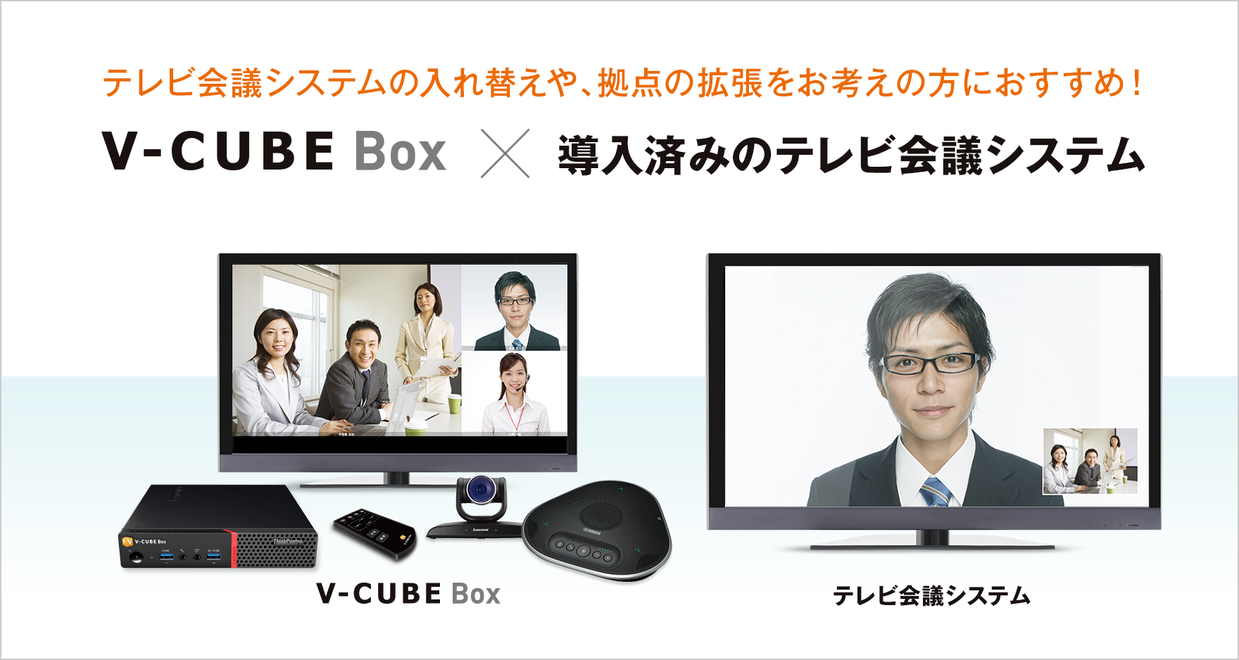 V Cube Box テレビ会議システムとの相互接続を実現 ブイキューブ