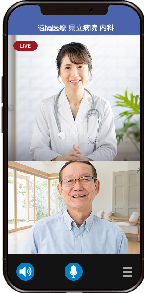 Agora 配信イメージ 遠隔医療