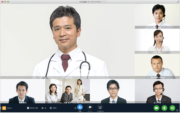 医師の「知りたい」気持ちにすぐに応えられる、Web会議